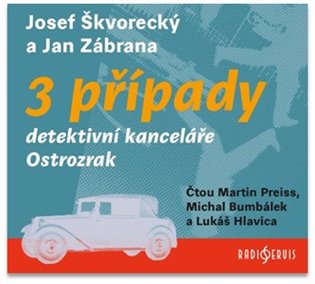 3 případy detektivní kanceláře Ostrozrak koupíte na Kosmas.cz
