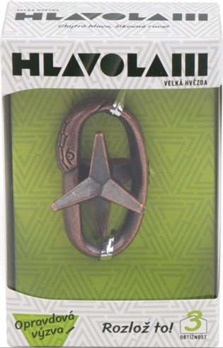 Kovový hlavolam – Velká hvězda