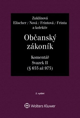 Občanský zákoník Svazek II Komentář koupíte na Kosmas.cz