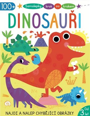 Samolepky krok za krokem Dinosauři koupíte na Kosmas.cz