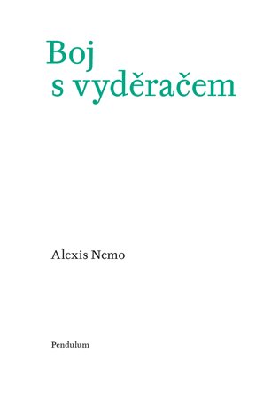 Boj s vyděračem