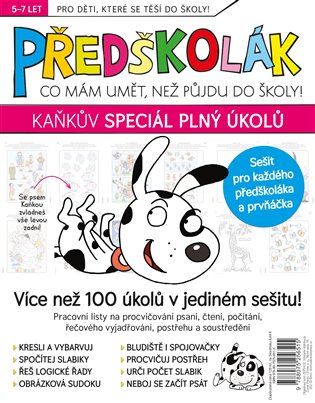 Předškolák speciál – Kaňkův speciál plný úkolů koupíte na Kosmas.cz