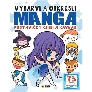 Vybarvi a obkresl - Manga postavičky Chibi a Kawai koupíte na Kosmas.cz
