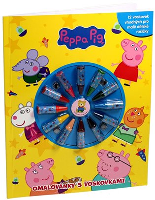Peppa Pig - Omalovánky s voskovkami koupíte na Kosmas.cz
