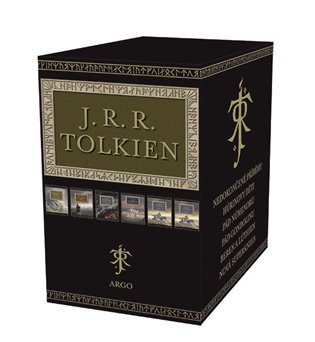 Tolkien BOX 1-6 (Pád Nůmeronu, Pád Gondolinu, Nedokončené příběhy, Beren a Luthien, Húrinovy děti, Příběhy z Nebezpečné říše), 1. vydání koupíte na Kosmas.cz
