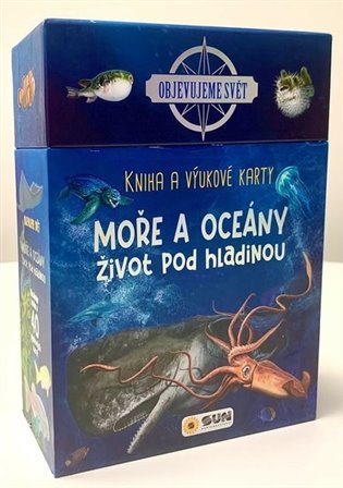 Kniha Kniha a výukové karty Moře a oceány