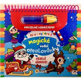 Kniha Čti a vybarvuj - VESELÉ VÁNOCE