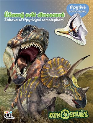 Zábava se třpytivými samolepkami Dinosauři