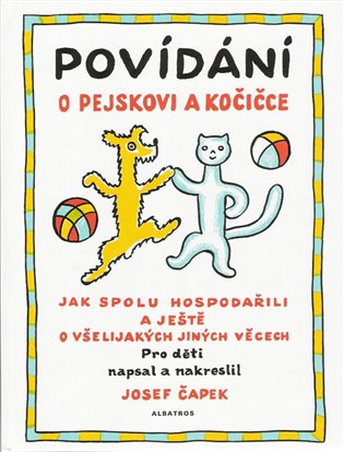 Knížka Povídání o pejskovi a kočičce CZ text 20x26cm ve fólii koupíte na Kosmas.cz