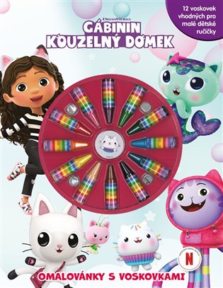 Gábinin kouzelný domek - Omalovánky s voskovkami koupíte na Kosmas.cz