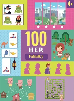 Kniha 100 her Pohádky 4+