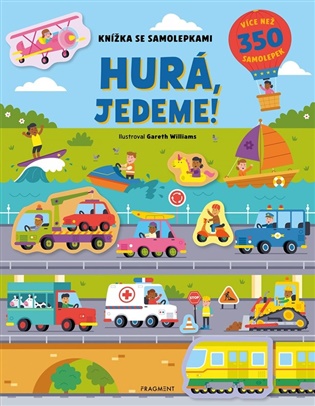 Knížka se samolepkami - Hurá, jedeme! koupíte na Kosmas.cz