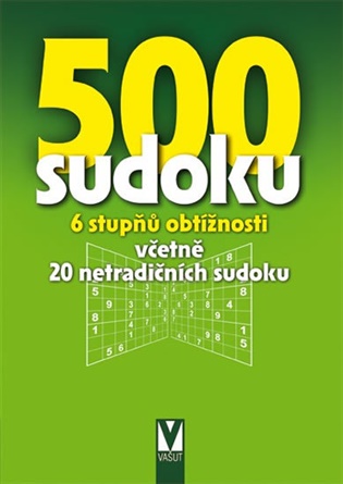 500 sudoku – zelená obálka