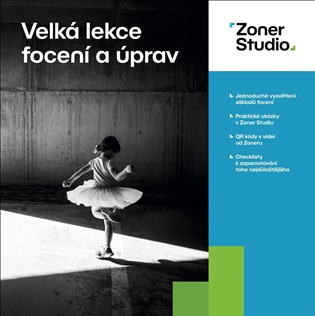 Velká lekce focení a úprav - Zoner Studio koupíte na Kosmas.cz