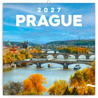 Poznámkový kalendář Praha 2027