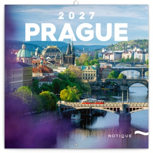 Poznámkový kalendář Praha 2027
