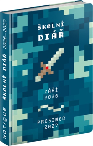Školní diář Gamer (září 2026 – prosinec 2027)