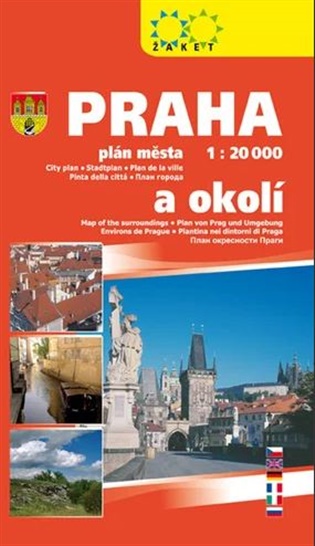 Praha plán města 1 : 20 000 a okolí /2026/