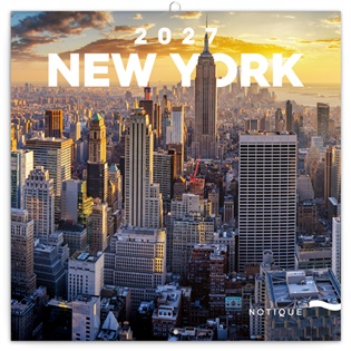 Poznámkový kalendář New York 2027