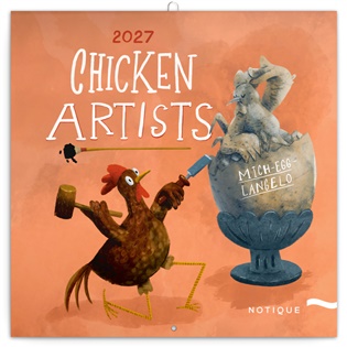Poznámkový kalendář Chicken Artists 2027