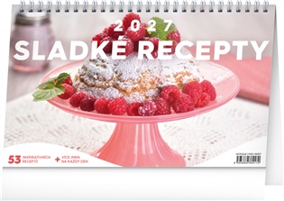 Stolní kalendář Sladké recepty 2027