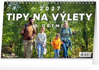 Stolní kalendář Tipy na výlety s dětmi 2027