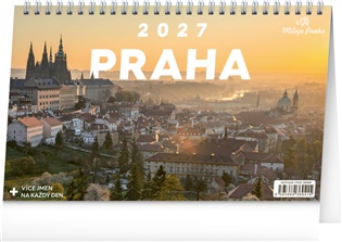 Stolní kalendář Praha – Miluju Prahu 2027