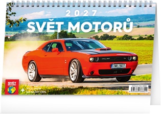Stolní kalendář Svět motorů 2027